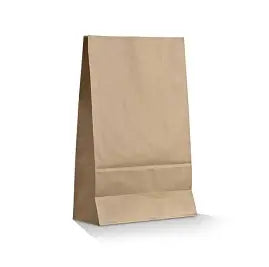 Sachet en papier kraft brun SOS 70g/m² W18xH34xD11 cm