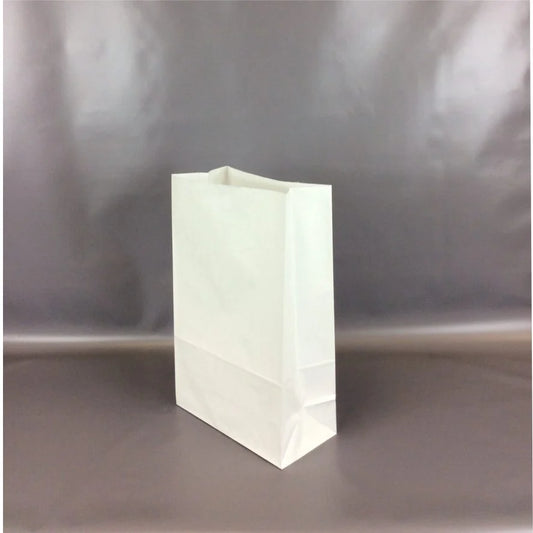 Sachet en papier kraft blanc SOS 70g/m² W15xH27.5xD9