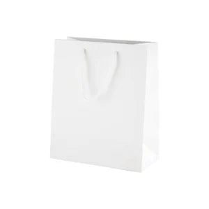 Sac cadeau matt poignées torsadées 210g/m²