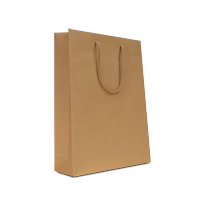 Sac cadeau matt poignées torsadées 210g/m²